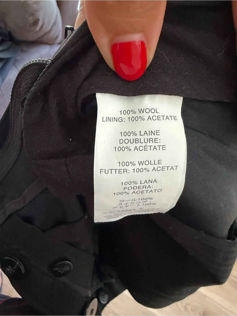 J. Crew Black Ludlow Slim Trousers